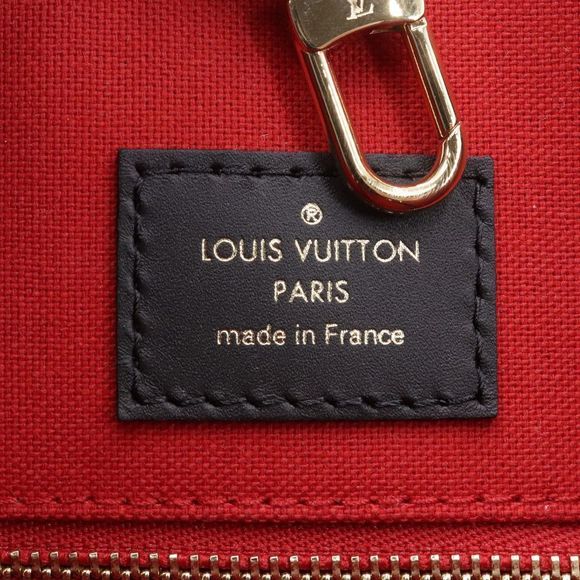 Louis Vuitton On the Go MM Reverse Canvas Tote Bag Brown - Picture 5 of 6